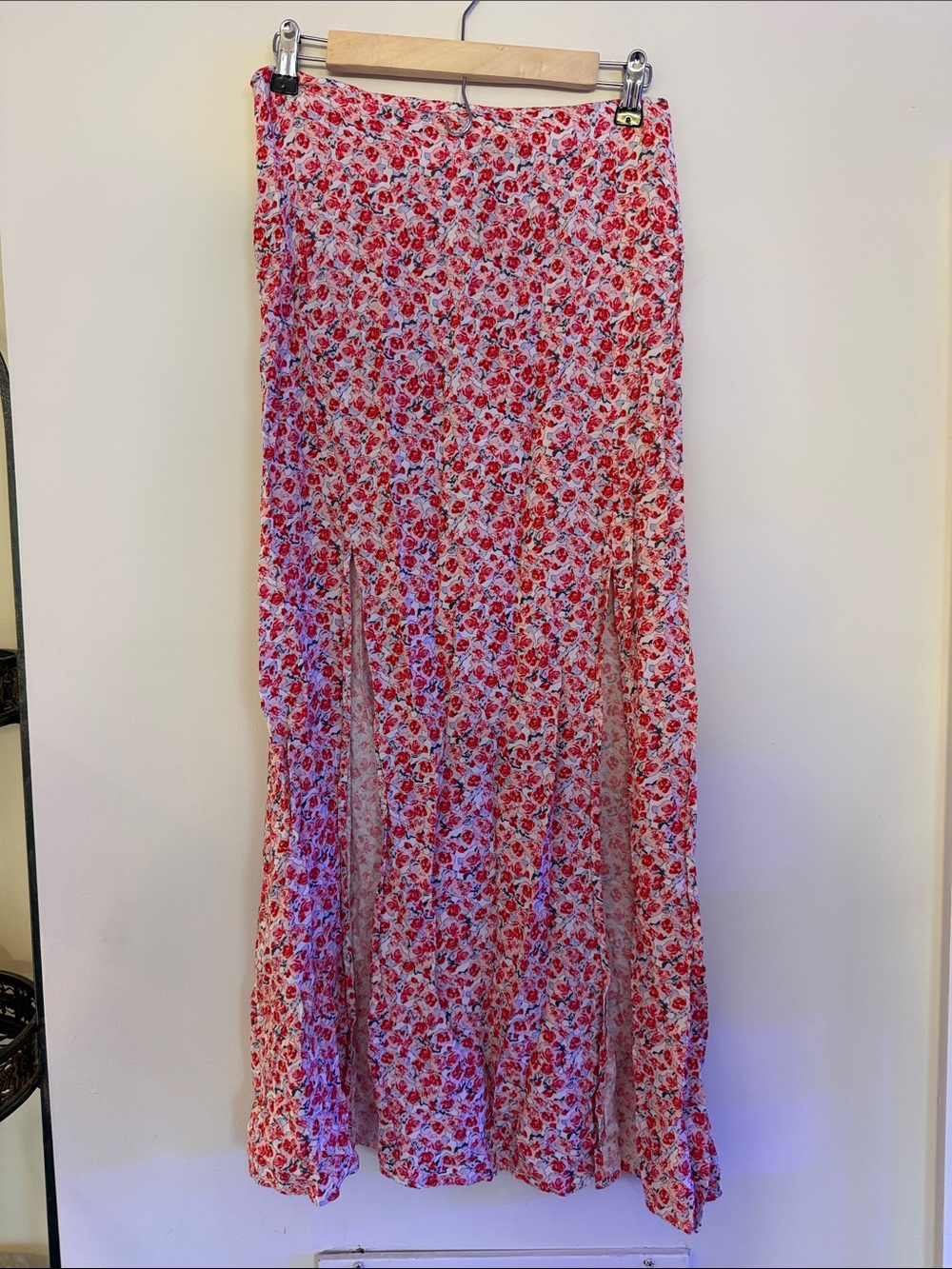 The Fifth Label Red Floral Maxi Skirt